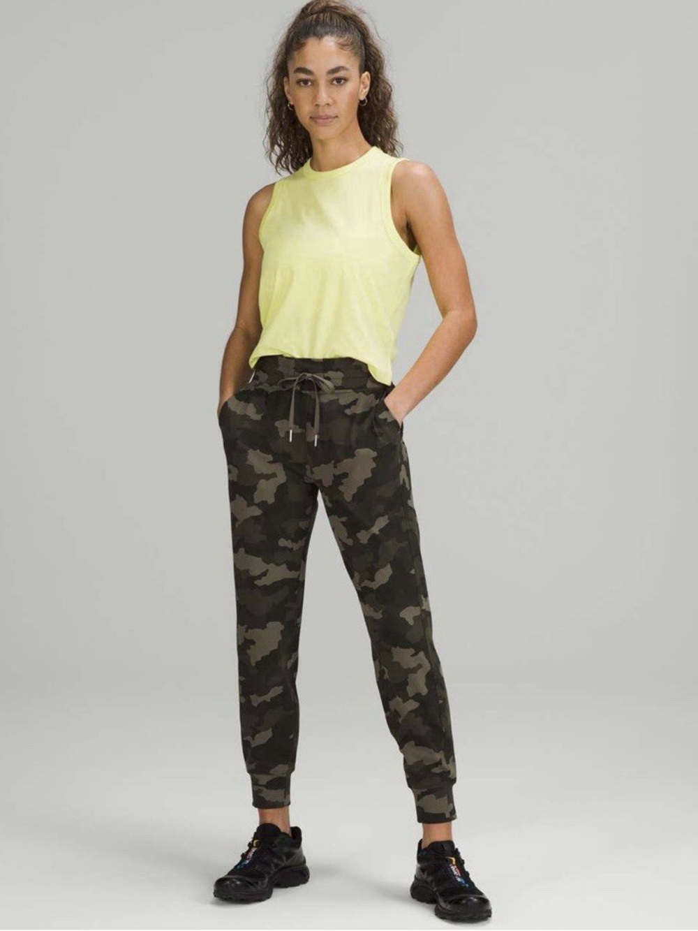 LULULEMON Ready to Rulu High Rise Jogger Full Length Heritage 365 Camo Olive